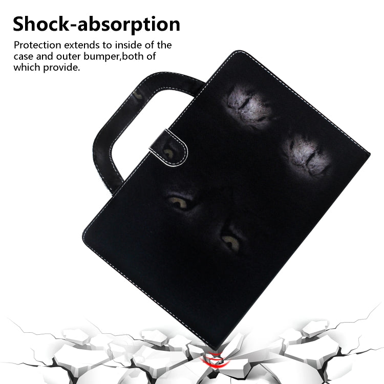 Custodia in pelle con chiusura orizzontale modello gatto per iPad Mini (2019) / Mini 1/2/3/4, con supporto, slot per carte e portafoglio, For iPad Mini(2019) / Mini 1 / 2 / 3 / 4