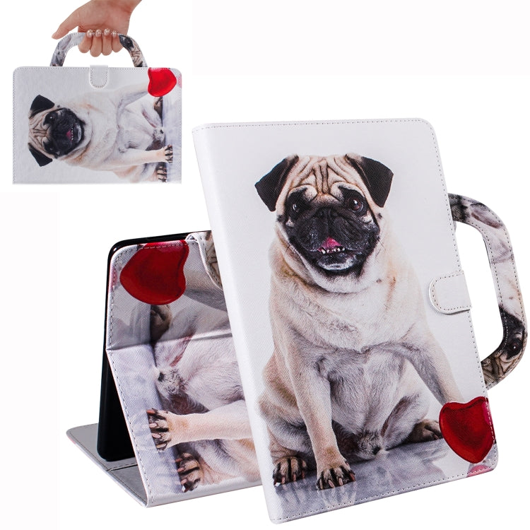 Custodia in pelle con chiusura orizzontale con motivo cane per iPad Mini (2019) / Mini 1/2/3/4, con supporto, slot per carte e portafoglio, For iPad Mini(2019) / Mini 1 / 2 / 3 / 4