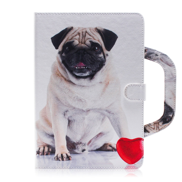 Custodia in pelle con chiusura orizzontale con motivo cane per iPad Mini (2019) / Mini 1/2/3/4, con supporto, slot per carte e portafoglio, For iPad Mini(2019) / Mini 1 / 2 / 3 / 4