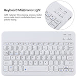 Tastiera Bluetooth bianca con custodia in pelle per iPad Pro 11"