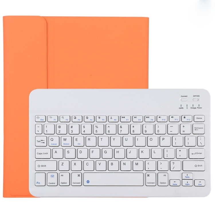 TG11B Tastiera Bluetooth bianca staccabile + Custodia tablet in pelle microfibra per iPad Pro 11 pollici (2020), con slot per penna e supporto, White Keyboard