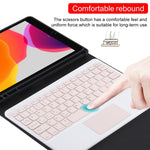 Tastiera Bluetooth staccabile con custodia in pelle per iPad