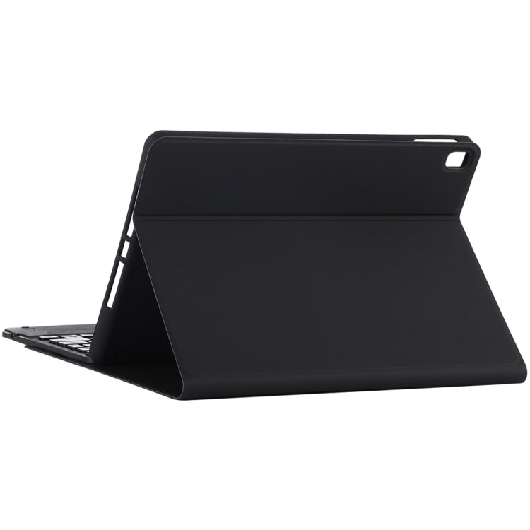 TG-102BC Tastiera Bluetooth nera staccabile + Custodia tablet in pelle microfibra per iPad 10,2 pollici / iPad Air (2019), con touch pad, slot per penna e supporto, TG-102BC