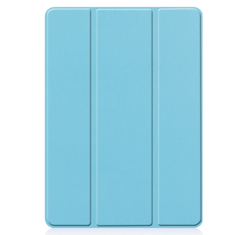 Per iPad 10.2 2021/2020/2019 Custer Texture Custodia in pelle Smart TPU con vibrazione orizzontale con funzione di sonno/sveglia e supporto triplo pieghevole e slot per penna, For iPad 10.2