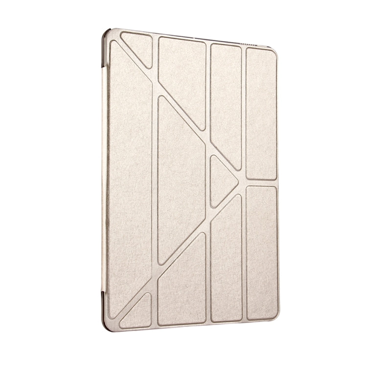 Per iPad Pro Custodia in pelle flip con deformazione orizzontale da 10,5 pollici con texture in seta con supporto a 4 pieghe e funzione Sleep/Wake-up, For iPad Pro 10.5 inch with 4-folding Holder & Sleep / Wake-up, For iPad Pro 10.5