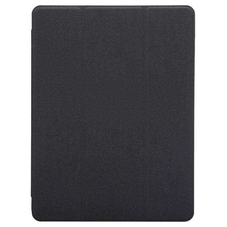 Custodia in pelle con chiusura orizzontale con motivo a trama in tessuto per iPad Pro da 10,5 pollici, con supporto triplo pieghevole e slot per penna, For  iPad Pro 10.5, For iPad Pro 10.5
