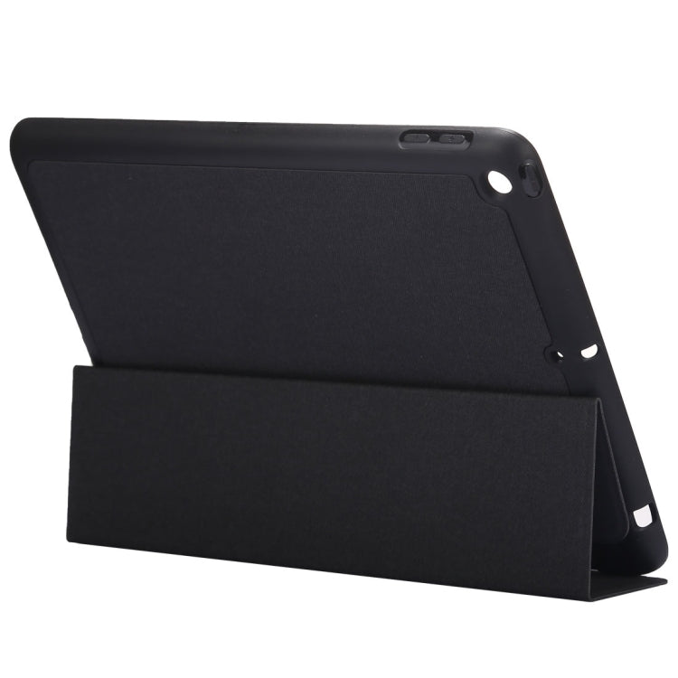 Custodia in pelle con chiusura orizzontale con motivo a trama in tessuto per iPad Pro da 10,5 pollici, con supporto triplo pieghevole e slot per penna, For  iPad Pro 10.5, For iPad Pro 10.5