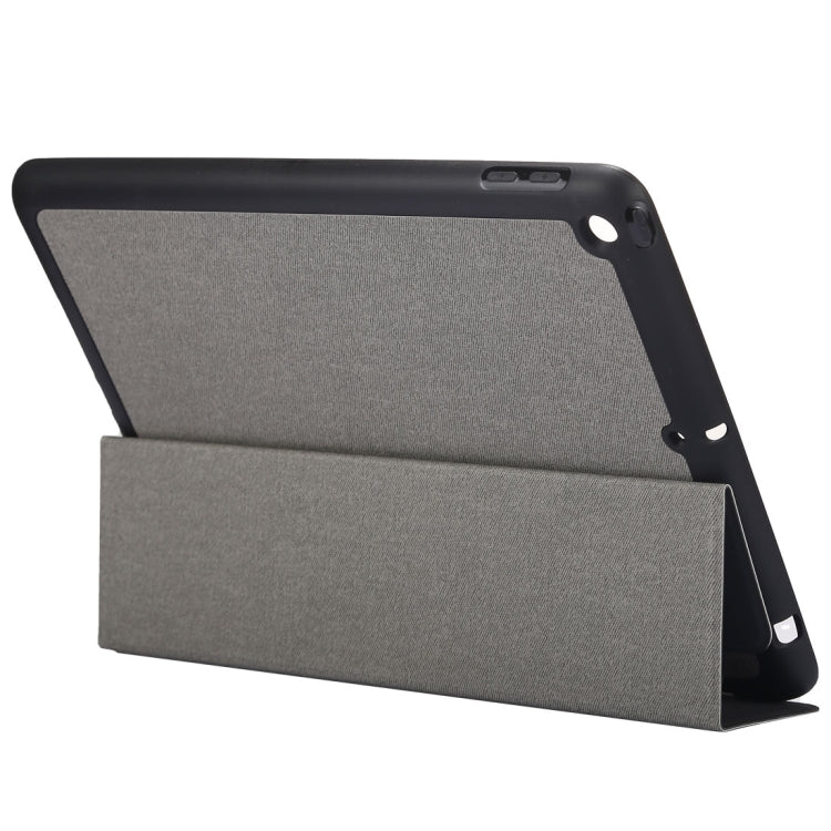 Custodia in pelle con chiusura orizzontale con motivo a trama in tessuto per iPad Pro da 10,5 pollici, con supporto triplo pieghevole e slot per penna, For  iPad Pro 10.5, For iPad Pro 10.5