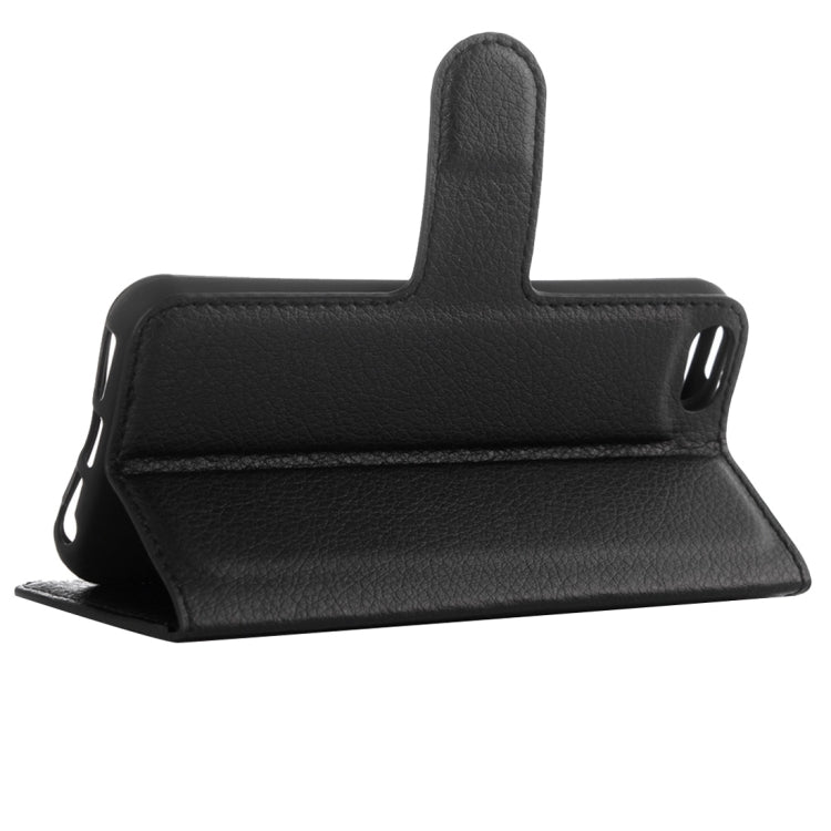Custodia in pelle per iPhone 5/5S/SE con chiusura orizzontale