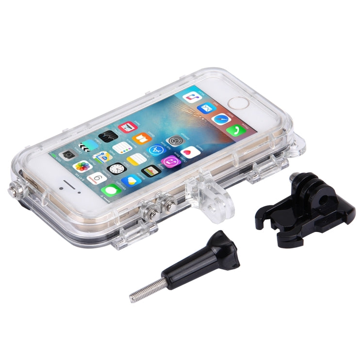 HAMTOD per iPhone 5 & 5S & SE Custodia impermeabile IP68 per sport estremi con obiettivo grandangolare da 170 gradi, compatibile con accessori GoPro, profondità impermeabile: 5 m, For 5 & iPhone 5S & iPhone SE