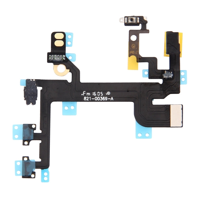 Pulsante di accensione, pulsante del volume e cavo flessibile per torcia per iPhone SE, For iPhone SE