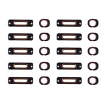 Kit 10 staffe fissaggio porta ricarica e anelli jack iPhone SE 2