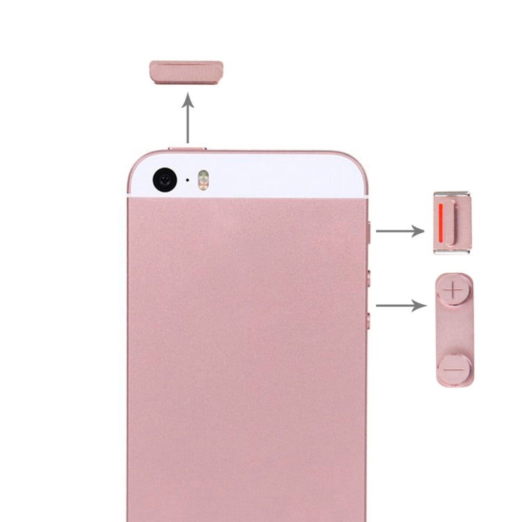 Side Buttons + SIM Card Tray for iPhone SE, For iPhone SE