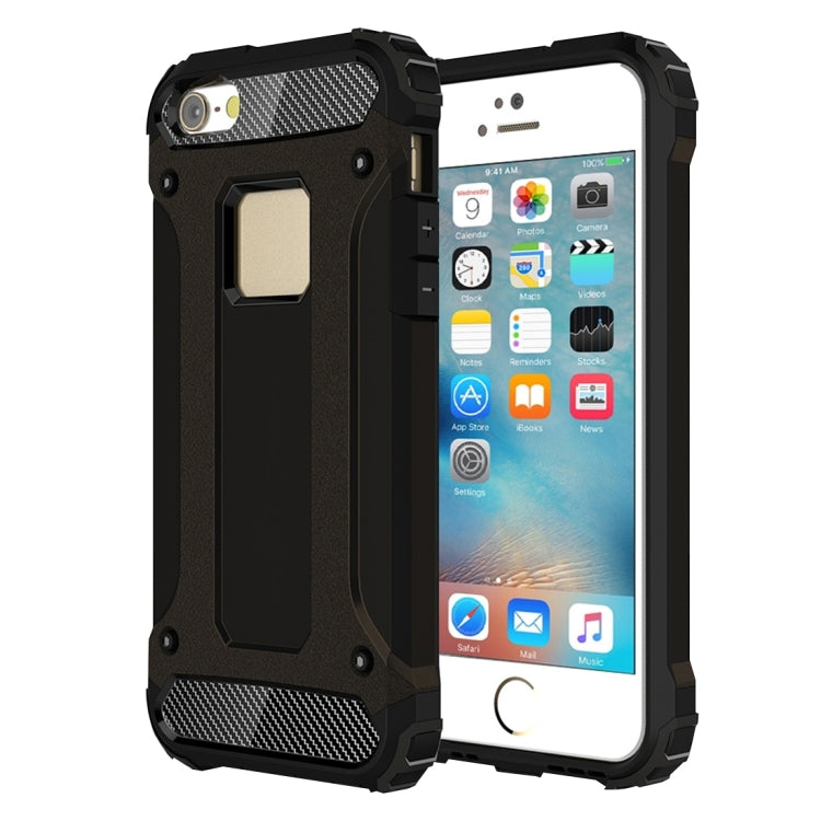 Custodia Tough Armor TPU e PC per iPhone SE e 5S