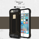 Custodia Tough Armor TPU e PC per iPhone SE e 5S