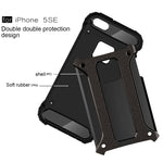 Custodia Tough Armor TPU e PC per iPhone SE e 5S