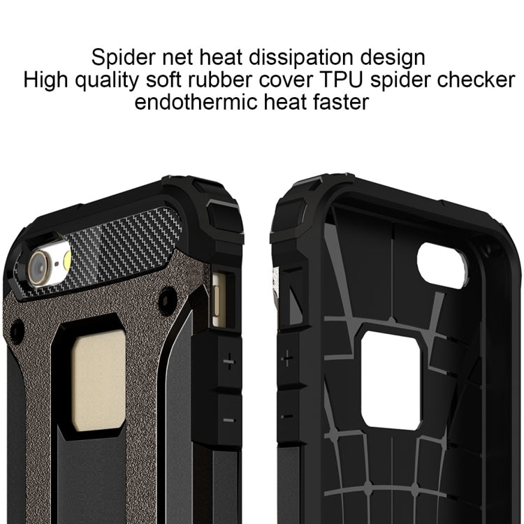 Custodia Tough Armor TPU e PC per iPhone SE e 5S