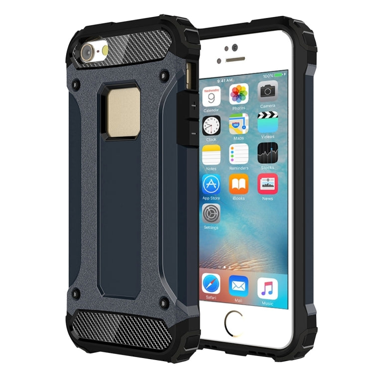 Custodia Tough Armor TPU e PC per iPhone SE e 5S