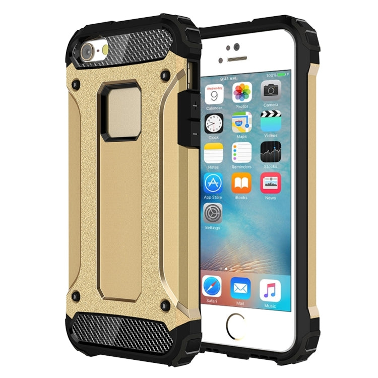 Custodia Tough Armor TPU e PC per iPhone SE e 5S