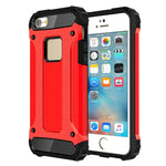 Custodia Tough Armor TPU e PC per iPhone SE e 5S
