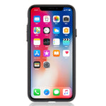 Custodia rigida protettiva glitterata per iPhone X e XS