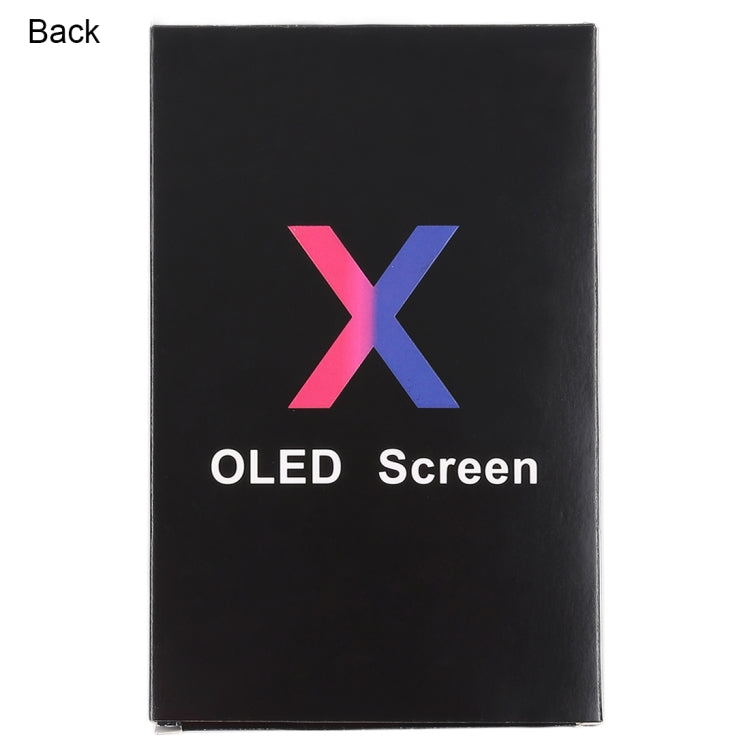 50pcs Black Cardboard Packaging Box for iPhone X LCD Screen and Digitizer Full Assembly, Packaging Box for X OLED