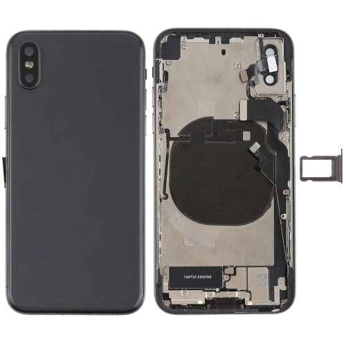 Gruppo cover posteriore con tasti e cavo flessibile per iPhone X