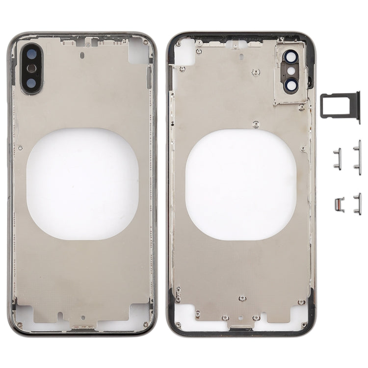Cover posteriore trasparente con obiettivo per iPhone X