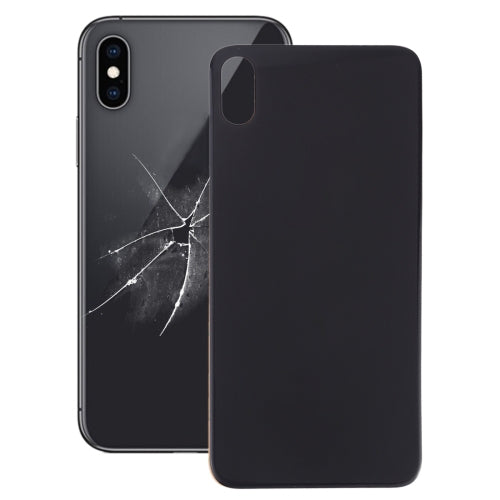 Copribatteria posteriore in vetro con foro grande per fotocamera di facile sostituzione con adesivo per iPhone X, For iPhone X (No Disassemble), For iPhone X (Not Disassemble)