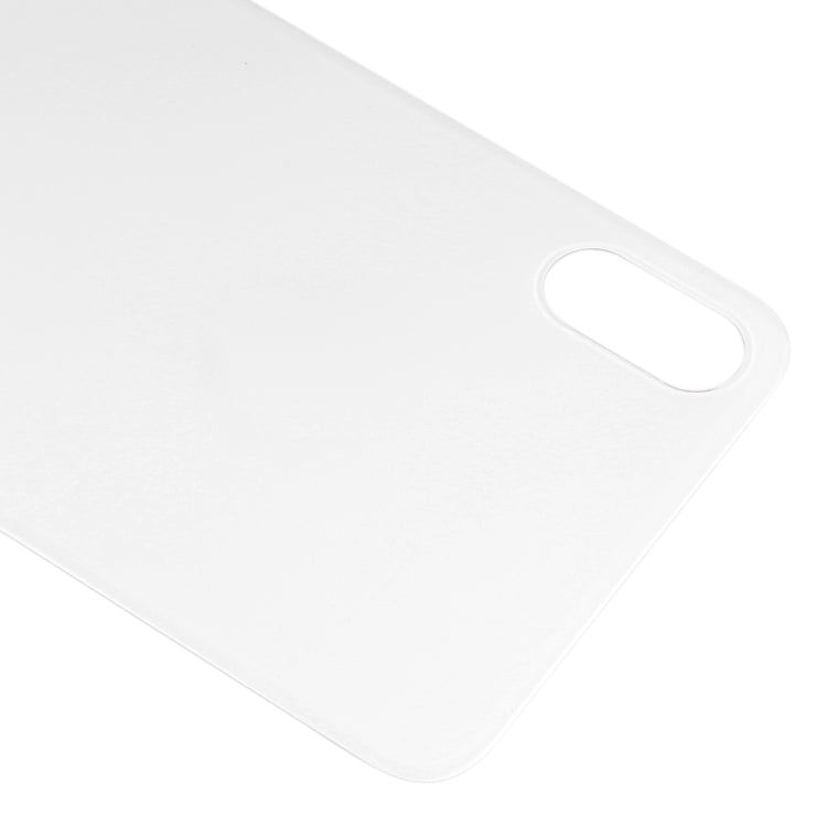 Copribatteria posteriore in vetro con foro grande per fotocamera di facile sostituzione con adesivo per iPhone X, For iPhone X (No Disassemble), For iPhone X (Not Disassemble)