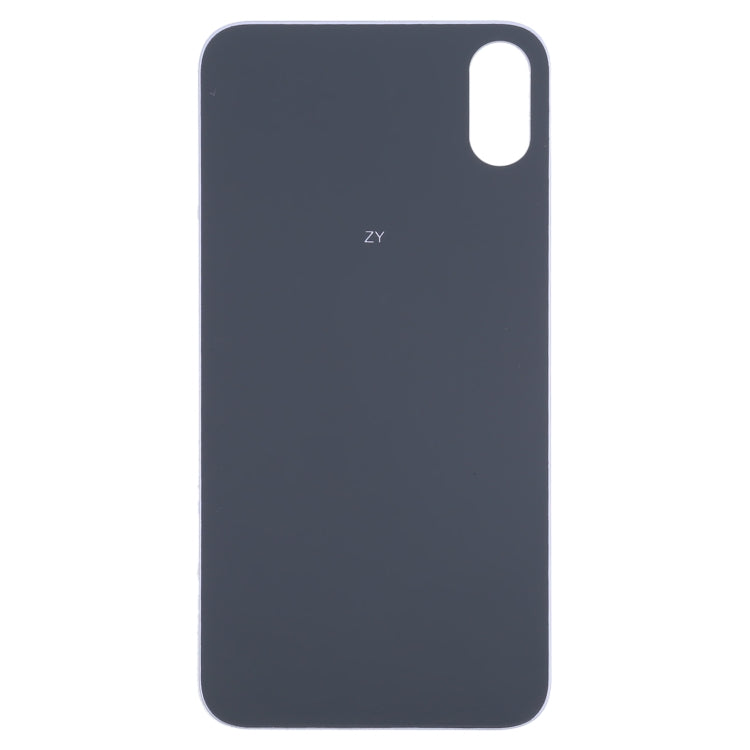 Copribatteria posteriore in vetro con foro grande per fotocamera di facile sostituzione per iPhone X / XS, For iPhone X / XS (Not Disassemble)