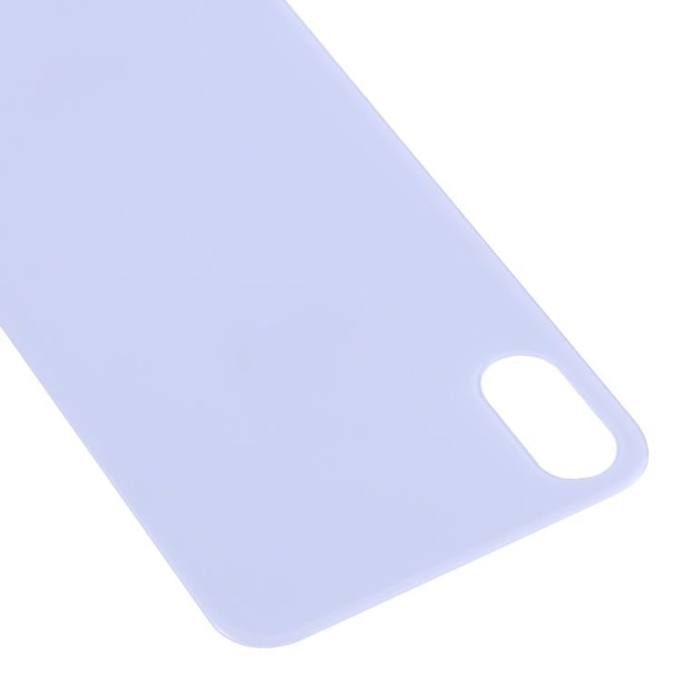 Copribatteria posteriore in vetro con foro grande per fotocamera di facile sostituzione per iPhone X / XS, For iPhone X / XS (Not Disassemble)