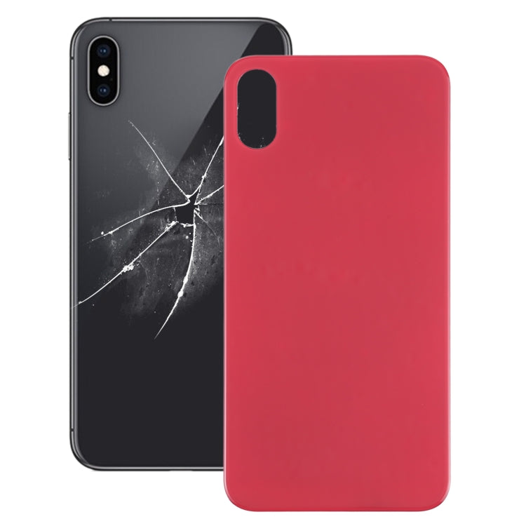 Copribatteria posteriore in vetro con foro grande per fotocamera di facile sostituzione per iPhone X / XS, For iPhone X / XS (Not Disassemble)