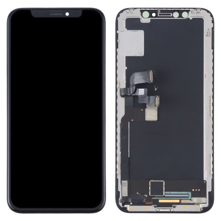 Schermo LCD originale in materiale OLED e digitalizzatore assemblaggio completo per iPhone X, For iPhone X (Original)