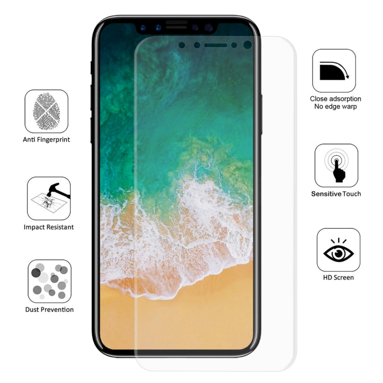 ENKAY Hat-Prince 0.1mm Pellicola protettiva 3D per schermo intero antideflagrante Hydrogel per iPhone X, materiale TPU+TPE+PET, iPhone X