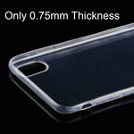 Custodia trasparente ultrasottile TPU per iPhone X e XS