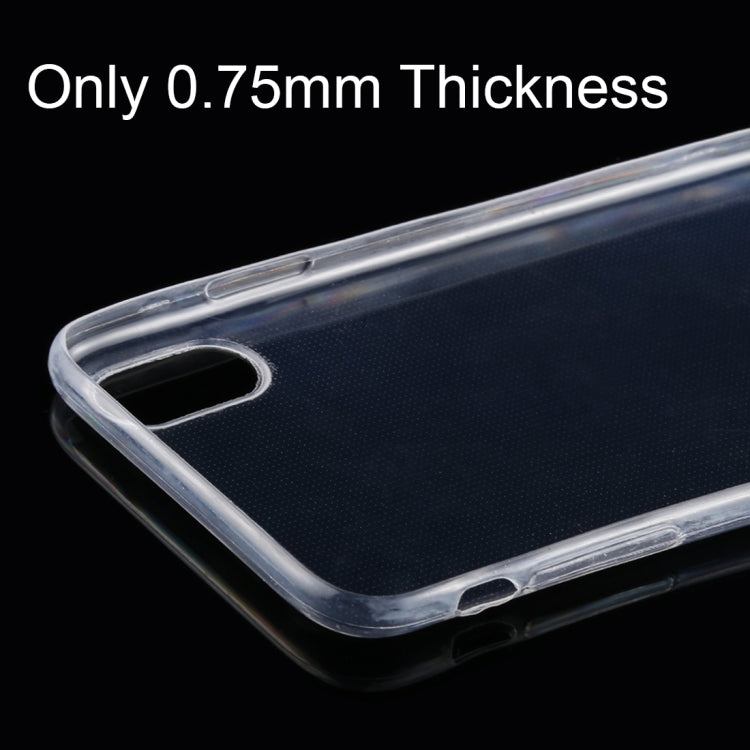 Custodia trasparente ultrasottile TPU per iPhone X e XS