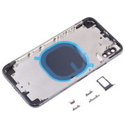 Cover posteriore con vassoio per scheda SIM e tasti laterali per iPhone X, For iPhone X(with SIM Card Tray), For iPhone X with Side keys, For iPhone X with Camera Lens