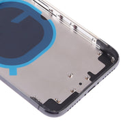 Cover posteriore con vassoio per scheda SIM e tasti laterali per iPhone X, For iPhone X(with SIM Card Tray), For iPhone X with Side keys, For iPhone X with Camera Lens