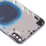 Cover posteriore con vassoio per scheda SIM e tasti laterali per iPhone X, For iPhone X(with SIM Card Tray), For iPhone X with Side keys, For iPhone X with Camera Lens