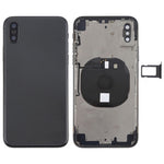 Gruppo cover posteriore della batteria con tasti laterali, modulo di ricarica wireless, cavo flessibile per pulsante volume e vassoio scheda per iPhone X, For iPhone X (Charging Module), For iPhone X  (Full Assembly)