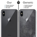 Proteggi schermo posteriore vetro temperato iPhone X/XS