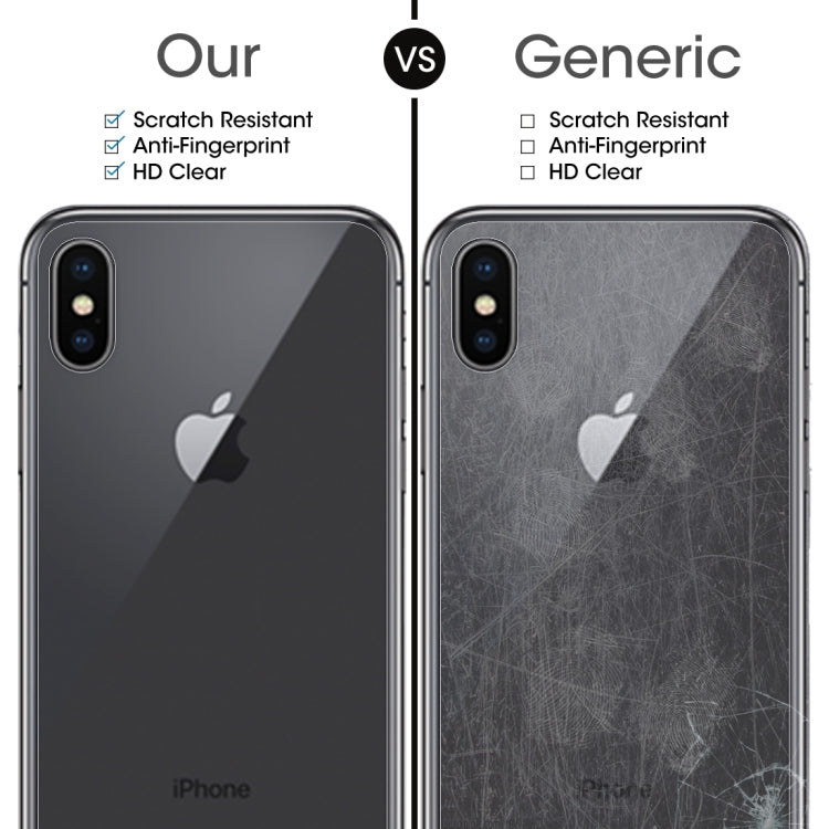 Proteggi schermo posteriore vetro temperato iPhone X/XS