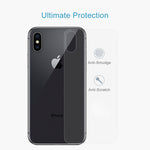 Proteggi schermo posteriore vetro temperato iPhone X/XS