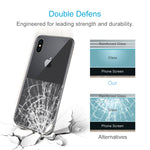Proteggi schermo posteriore vetro temperato iPhone X/XS