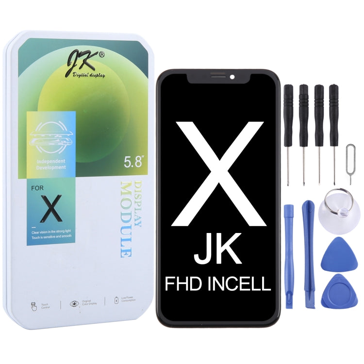 Schermo LCD JK incell per iPhone X, For iPhone X (JK incell)