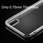 Custodia trasparente ultrasottile in TPU per iPhone XS