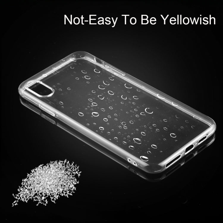 Custodia trasparente ultrasottile in TPU per iPhone XS