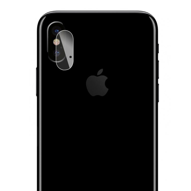 Per iPhone X ENKAY Hat-Prince 0.2mm 9H Durezza 2.15D Curvo antideflagrante Protezione per obiettivo fotocamera posteriore Pellicola protettiva in vetro temperato, iPhone X