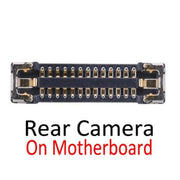 Rear Back Camera FPC Connector on Motherboard for iPhone X, For iPhone X